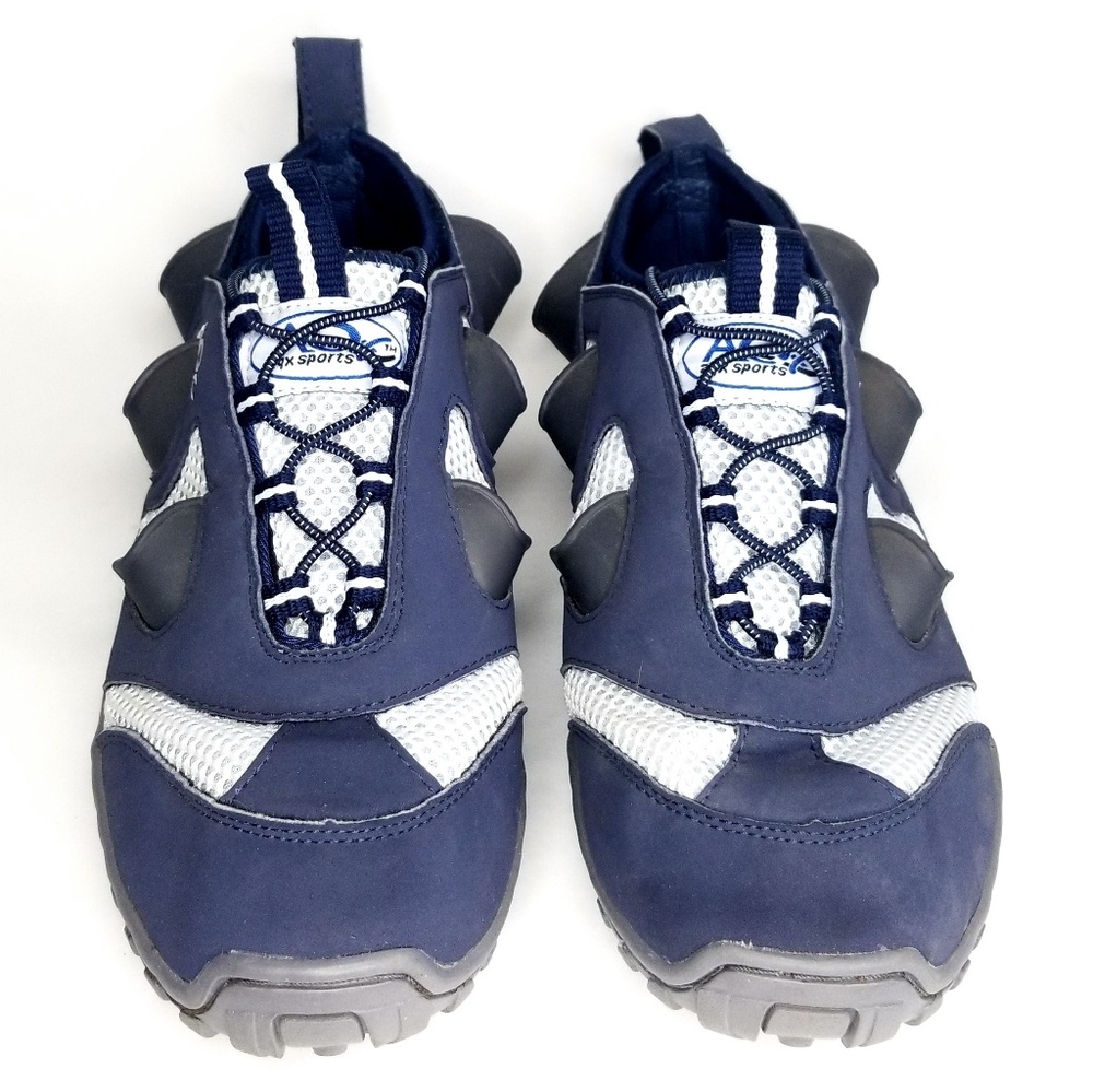 AQx 1001 Water Shoes Men's Size 8 Navy Blue - Picture 2 of 8